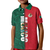 Mexico Flag Day Kid Polo Shirt Dia de la Bandera