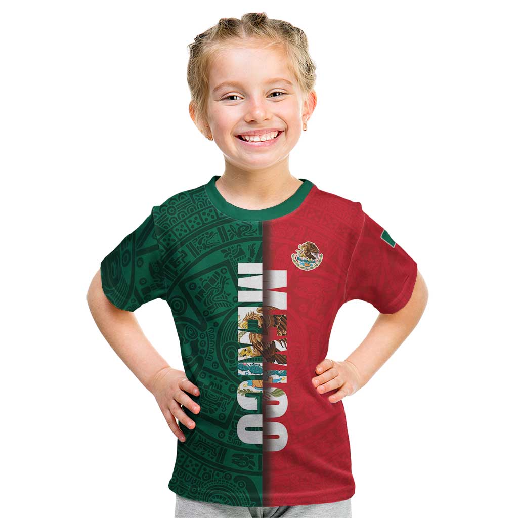 Mexico Flag Day Kid T Shirt Dia de la Bandera