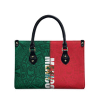 Mexico Flag Day Leather Bag Dia de la Bandera