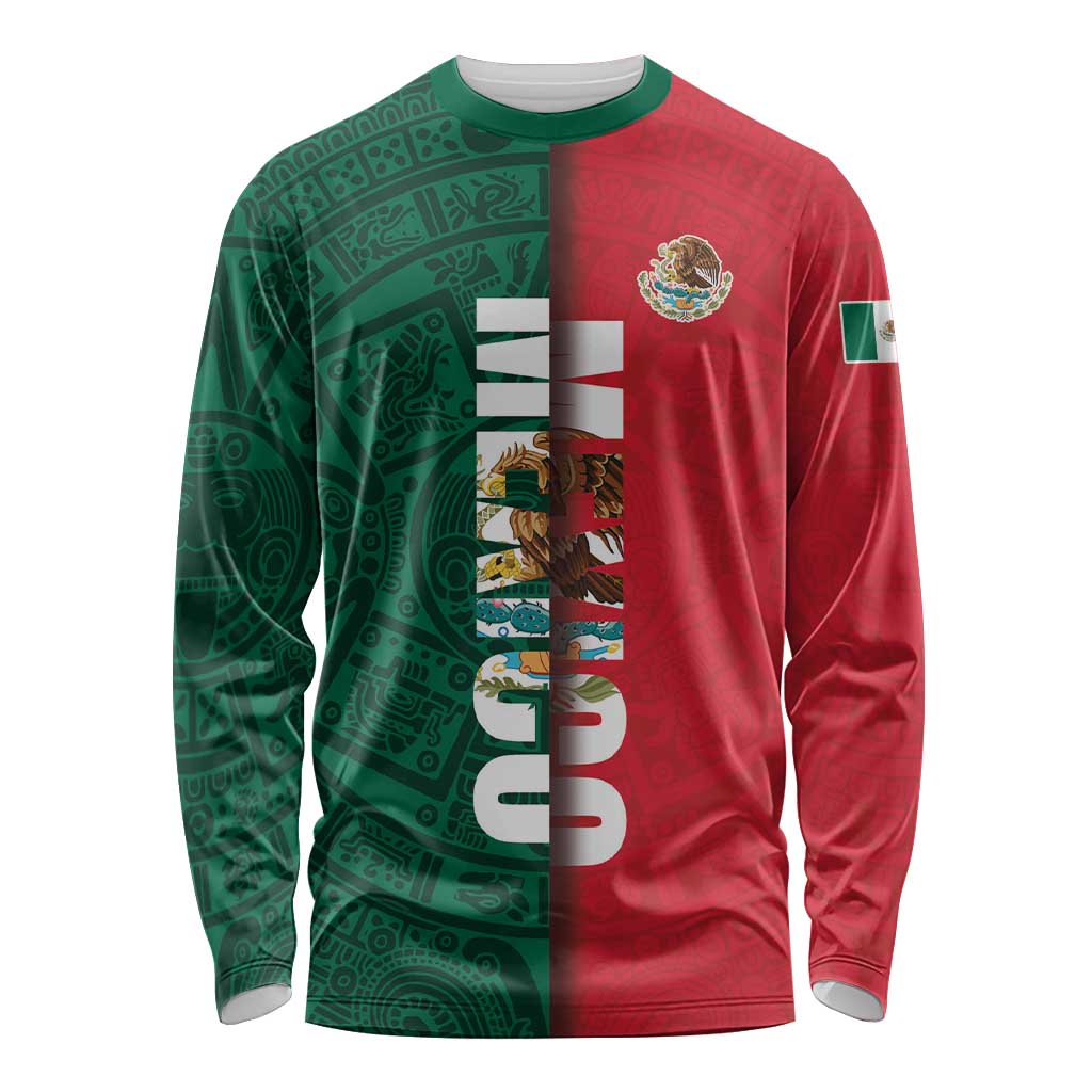 Mexico Flag Day Long Sleeve Shirt Dia de la Bandera