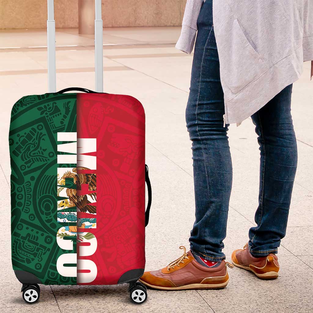 Mexico Flag Day Luggage Cover Dia de la Bandera