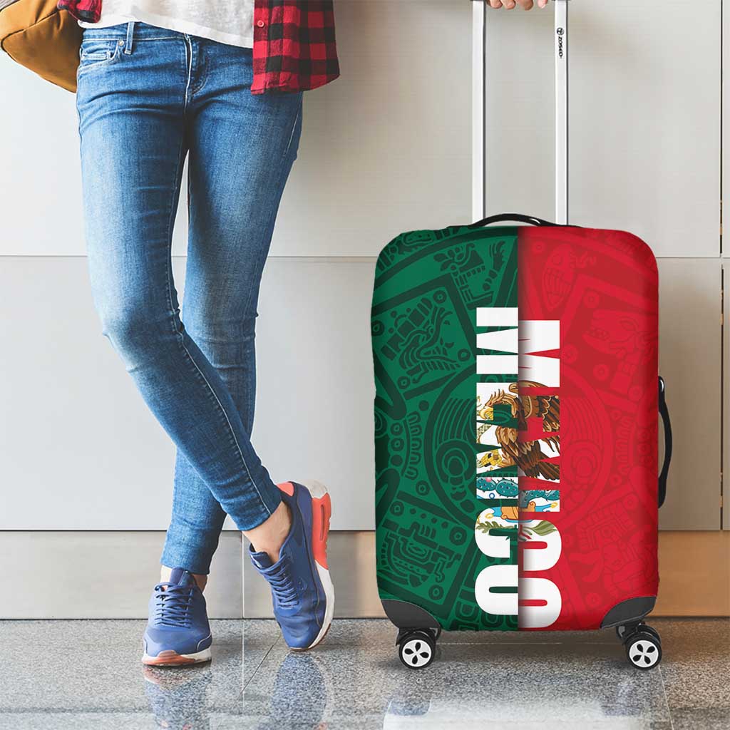 Mexico Flag Day Luggage Cover Dia de la Bandera