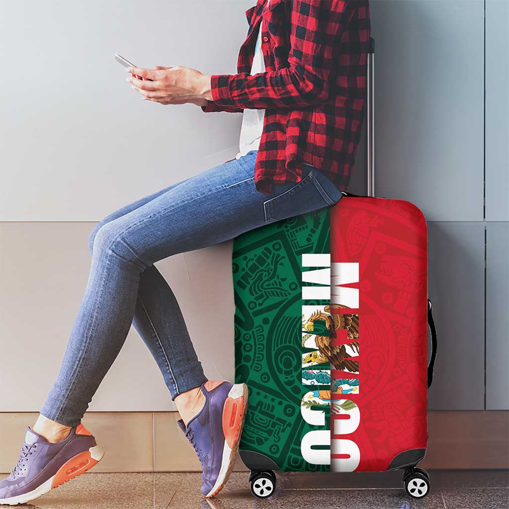 Mexico Flag Day Luggage Cover Dia de la Bandera