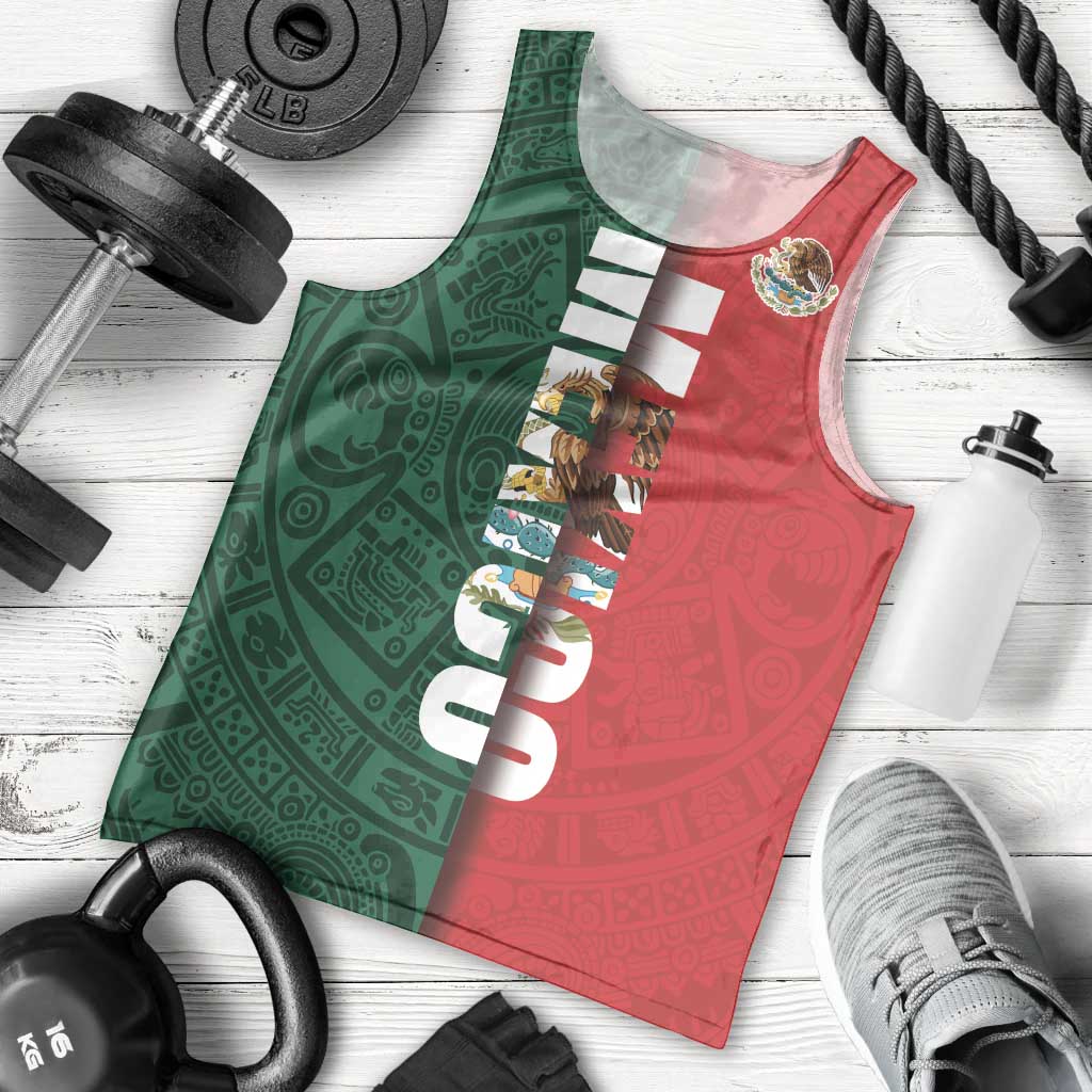 Mexico Flag Day Men Tank Top Dia de la Bandera