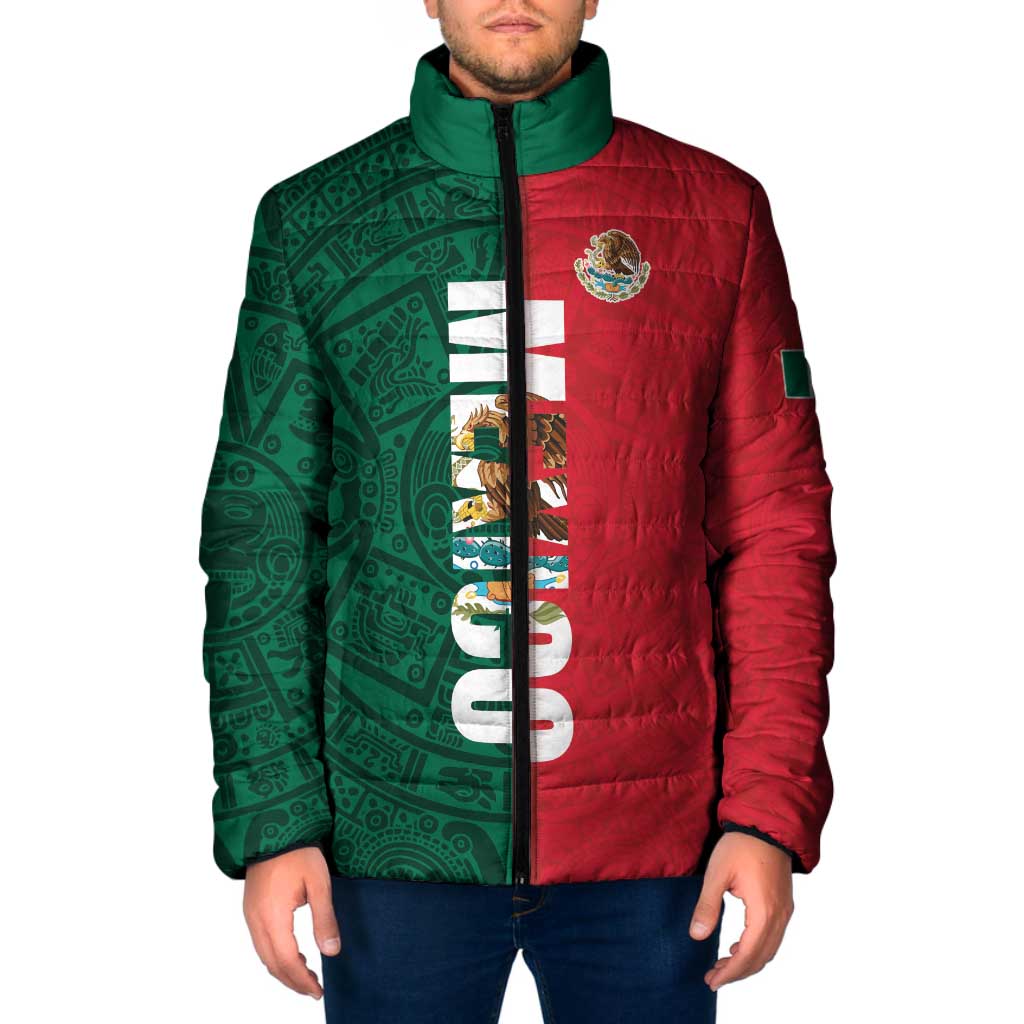 Mexico Flag Day Padded Jacket Dia de la Bandera