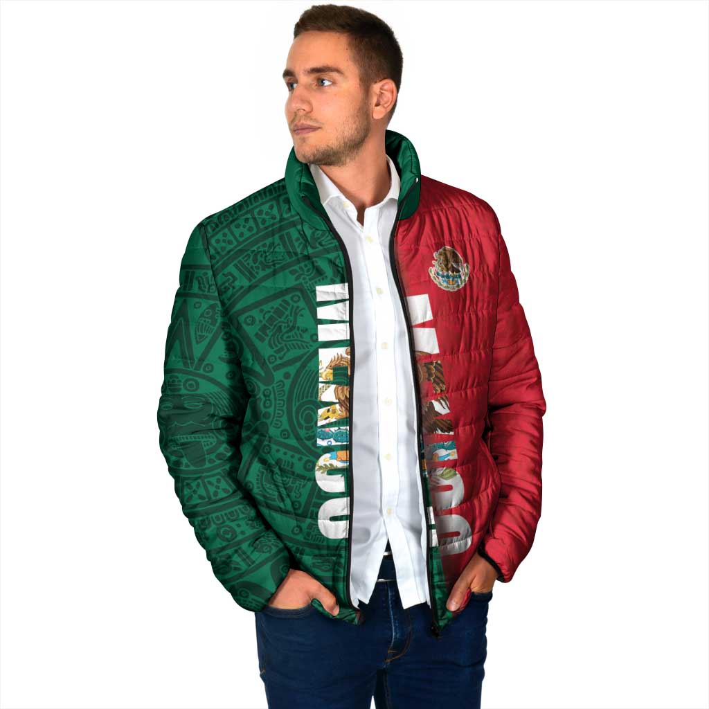 Mexico Flag Day Padded Jacket Dia de la Bandera