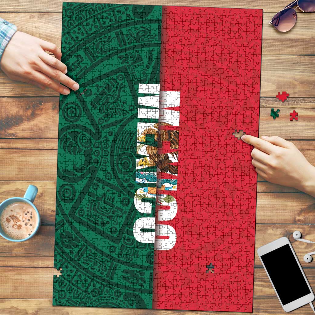 Mexico Flag Day Puzzle Dia de la Bandera
