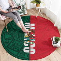 Mexico Flag Day Round Carpet Dia de la Bandera