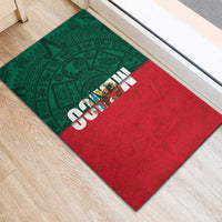 Mexico Flag Day Rubber Doormat Dia de la Bandera