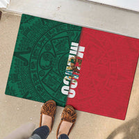 Mexico Flag Day Rubber Doormat Dia de la Bandera