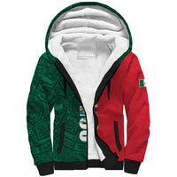 Mexico Flag Day Sherpa Hoodie Dia de la Bandera