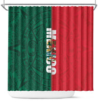 Mexico Flag Day Shower Curtain Dia de la Bandera