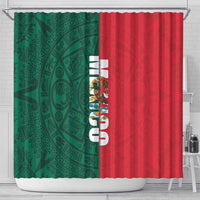 Mexico Flag Day Shower Curtain Dia de la Bandera