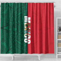 Mexico Flag Day Shower Curtain Dia de la Bandera
