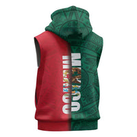 Mexico Flag Day Sleeveless Hoodie Dia de la Bandera