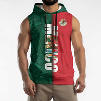 Mexico Flag Day Sleeveless Hoodie Dia de la Bandera