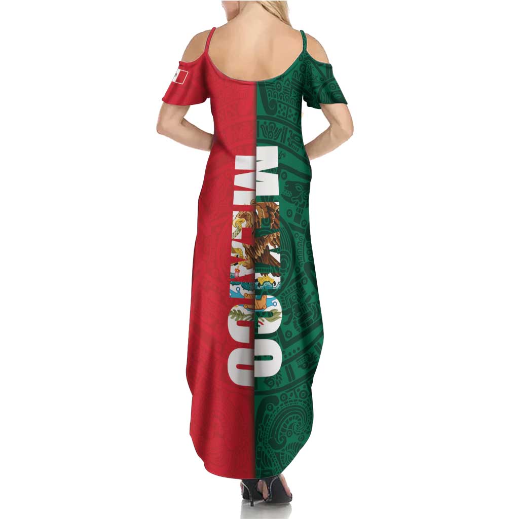 Mexico Flag Day Summer Maxi Dress Dia de la Bandera