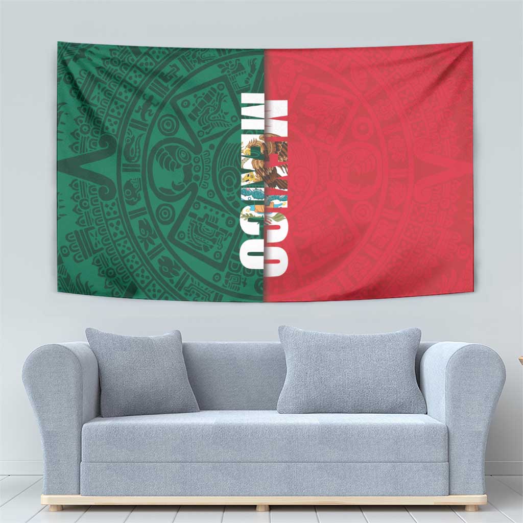 Mexico Flag Day Tapestry Dia de la Bandera