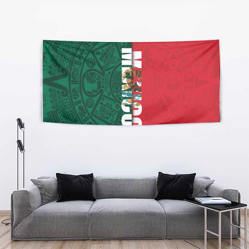 Mexico Flag Day Tapestry Dia de la Bandera