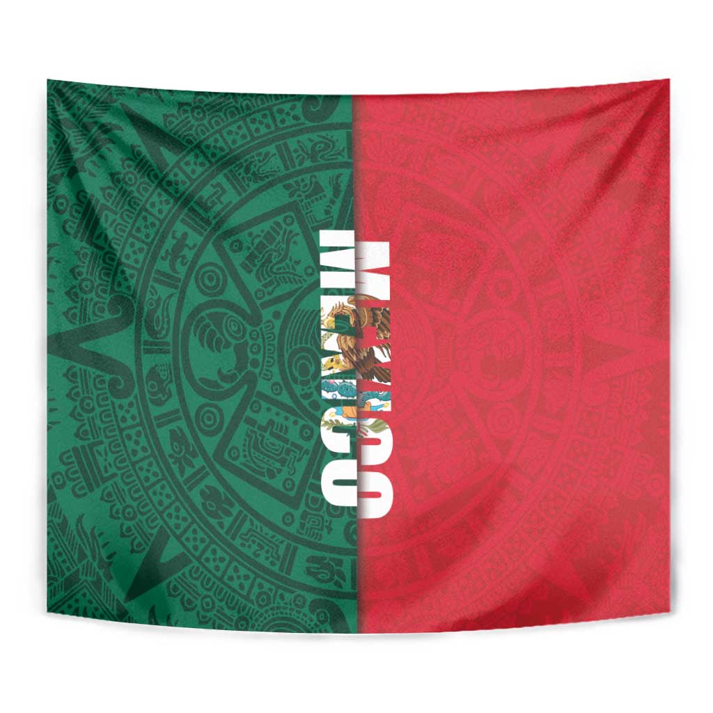 Mexico Flag Day Tapestry Dia de la Bandera