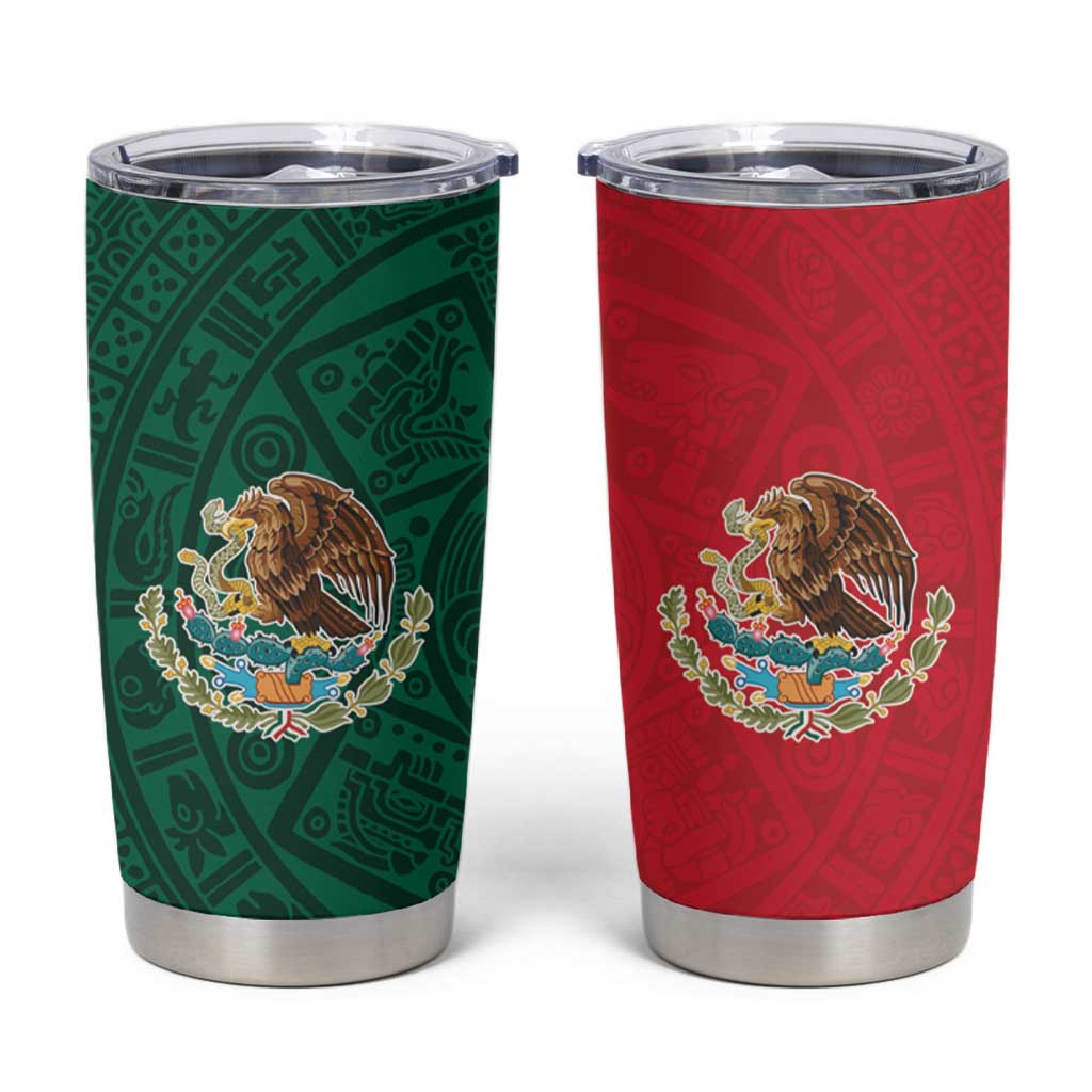 Mexico Flag Day Tumbler Cup Dia de la Bandera