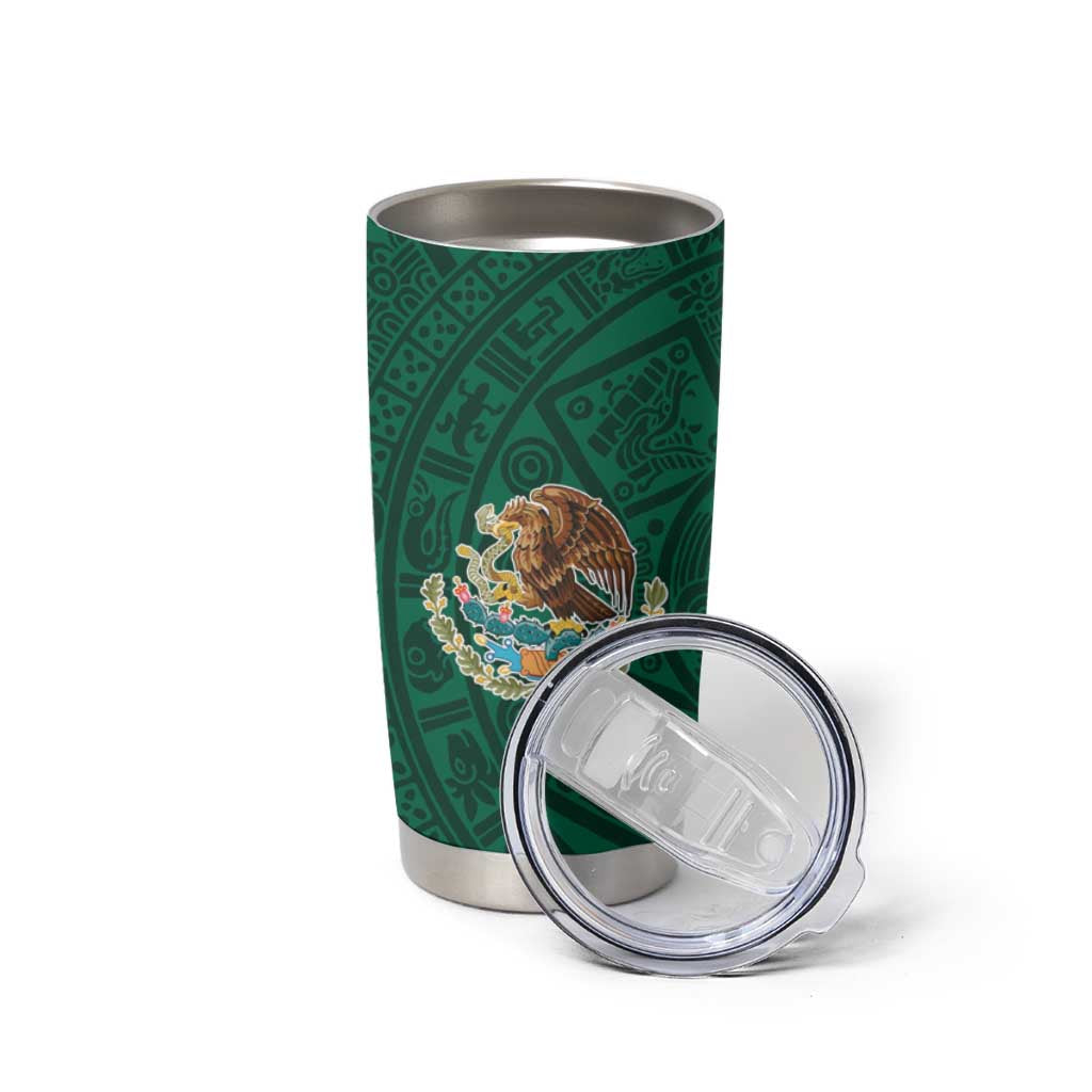 Mexico Flag Day Tumbler Cup Dia de la Bandera