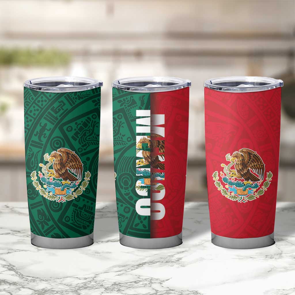 Mexico Flag Day Tumbler Cup Dia de la Bandera