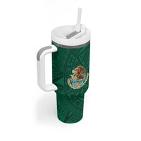 Mexico Flag Day Tumbler With Handle Dia de la Bandera