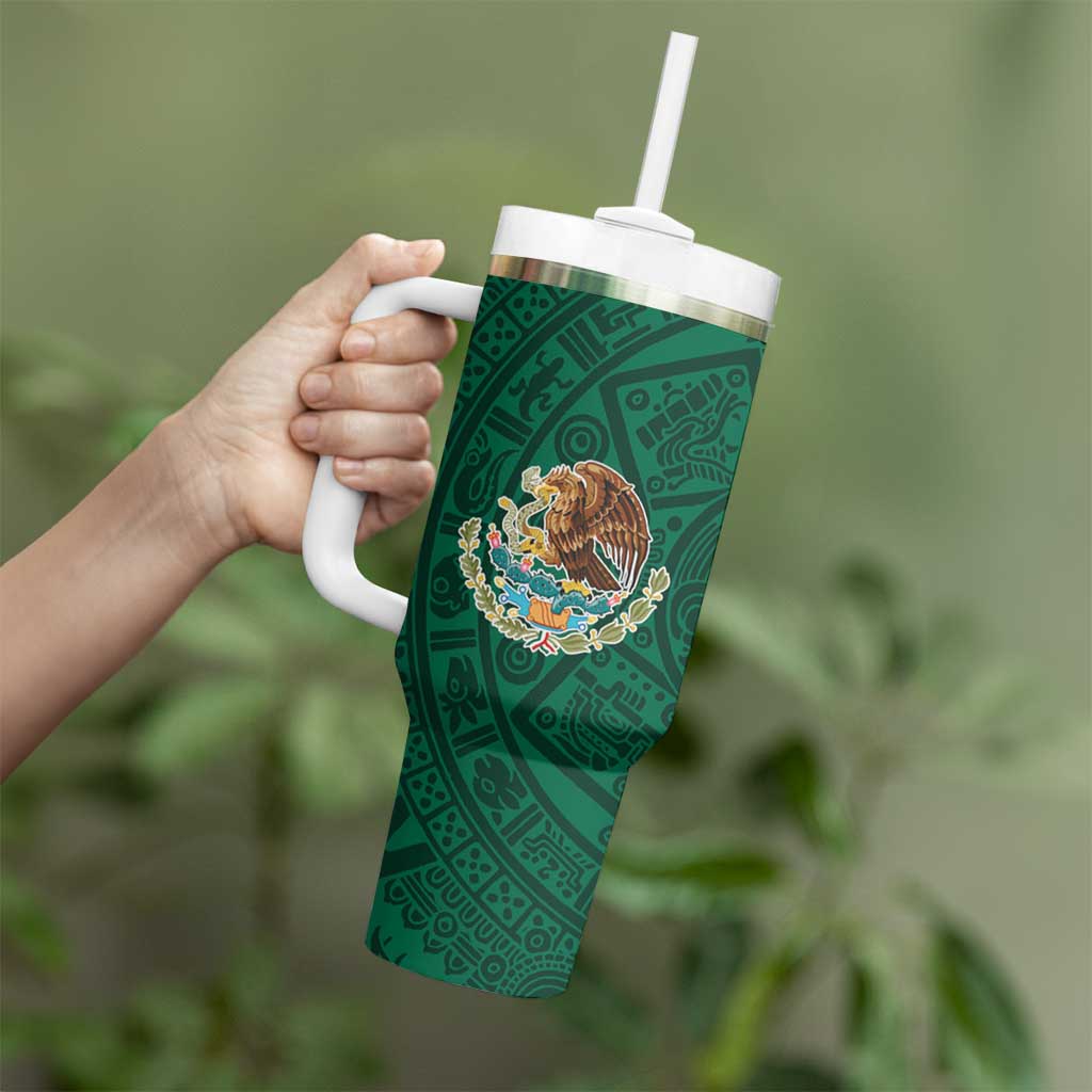 Mexico Flag Day Tumbler With Handle Dia de la Bandera