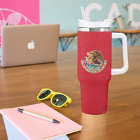 Mexico Flag Day Tumbler With Handle Dia de la Bandera