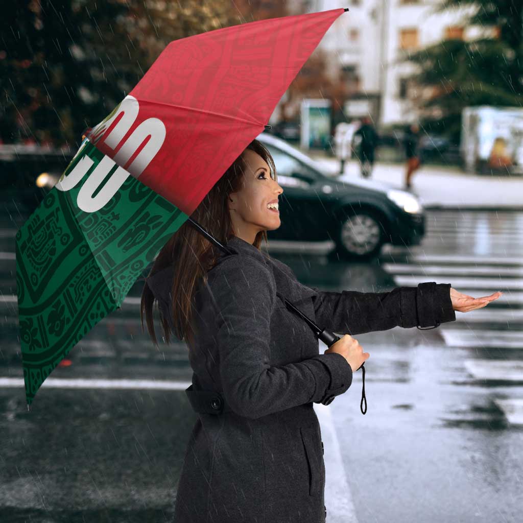 Mexico Flag Day Umbrella Dia de la Bandera