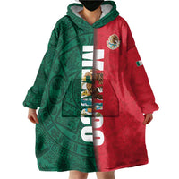 Mexico Flag Day Wearable Blanket Hoodie Dia de la Bandera