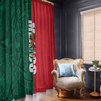 Mexico Flag Day Window Curtain Dia de la Bandera