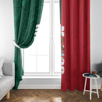 Mexico Flag Day Window Curtain Dia de la Bandera