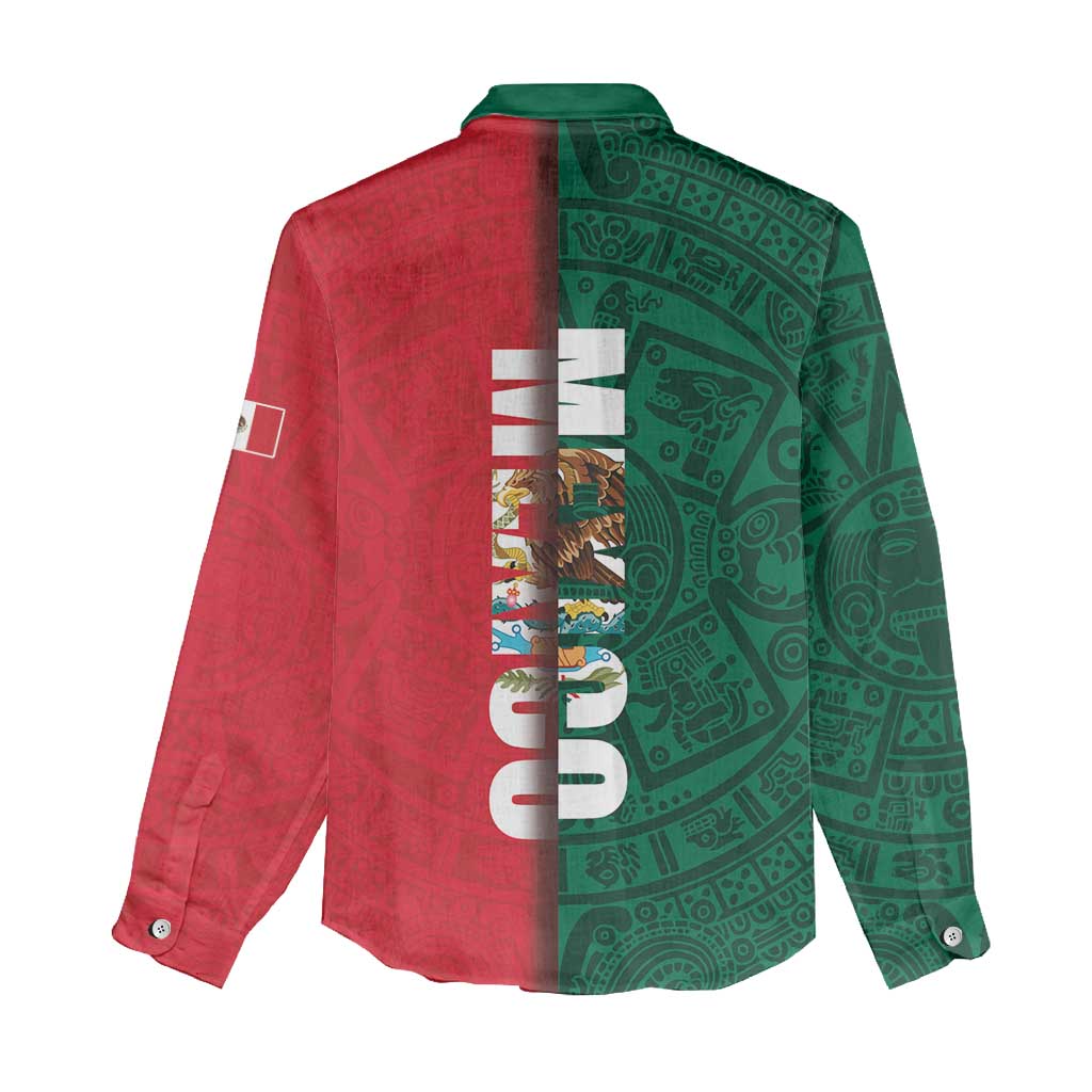 Mexico Flag Day Women Casual Shirt Dia de la Bandera