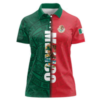 Mexico Flag Day Women Polo Shirt Dia de la Bandera