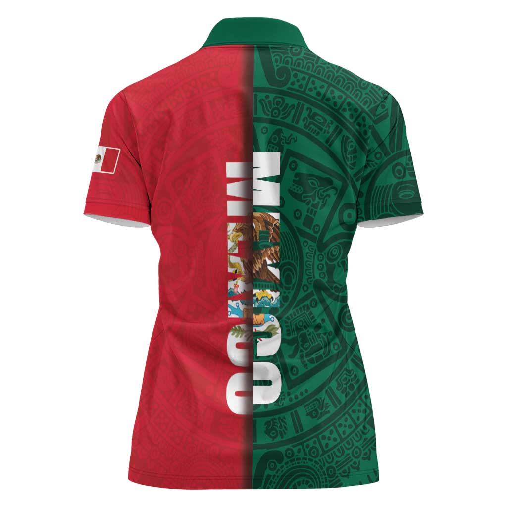 Mexico Flag Day Women Polo Shirt Dia de la Bandera