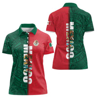 Mexico Flag Day Women Polo Shirt Dia de la Bandera
