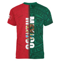 Mexico Flag Day Women V-Neck T-Shirt Dia de la Bandera