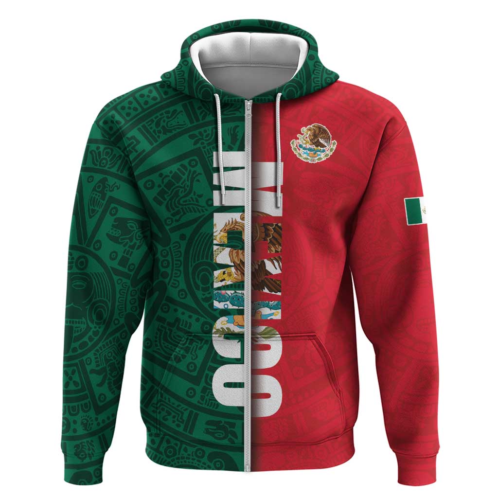 Mexico Flag Day Zip Hoodie Dia de la Bandera