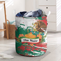 Viva Mexico Laundry Basket Grunge Style