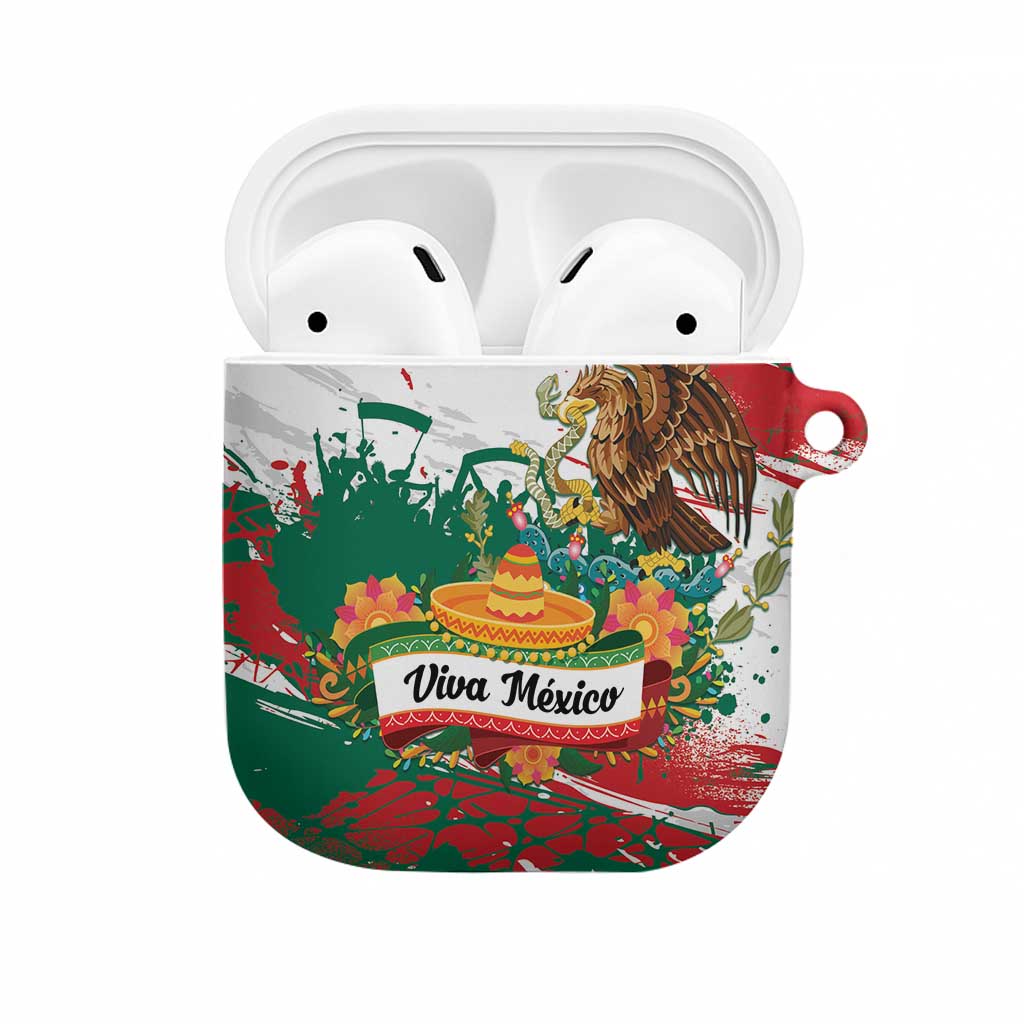 Viva Mexico AirPods Case Grunge Style