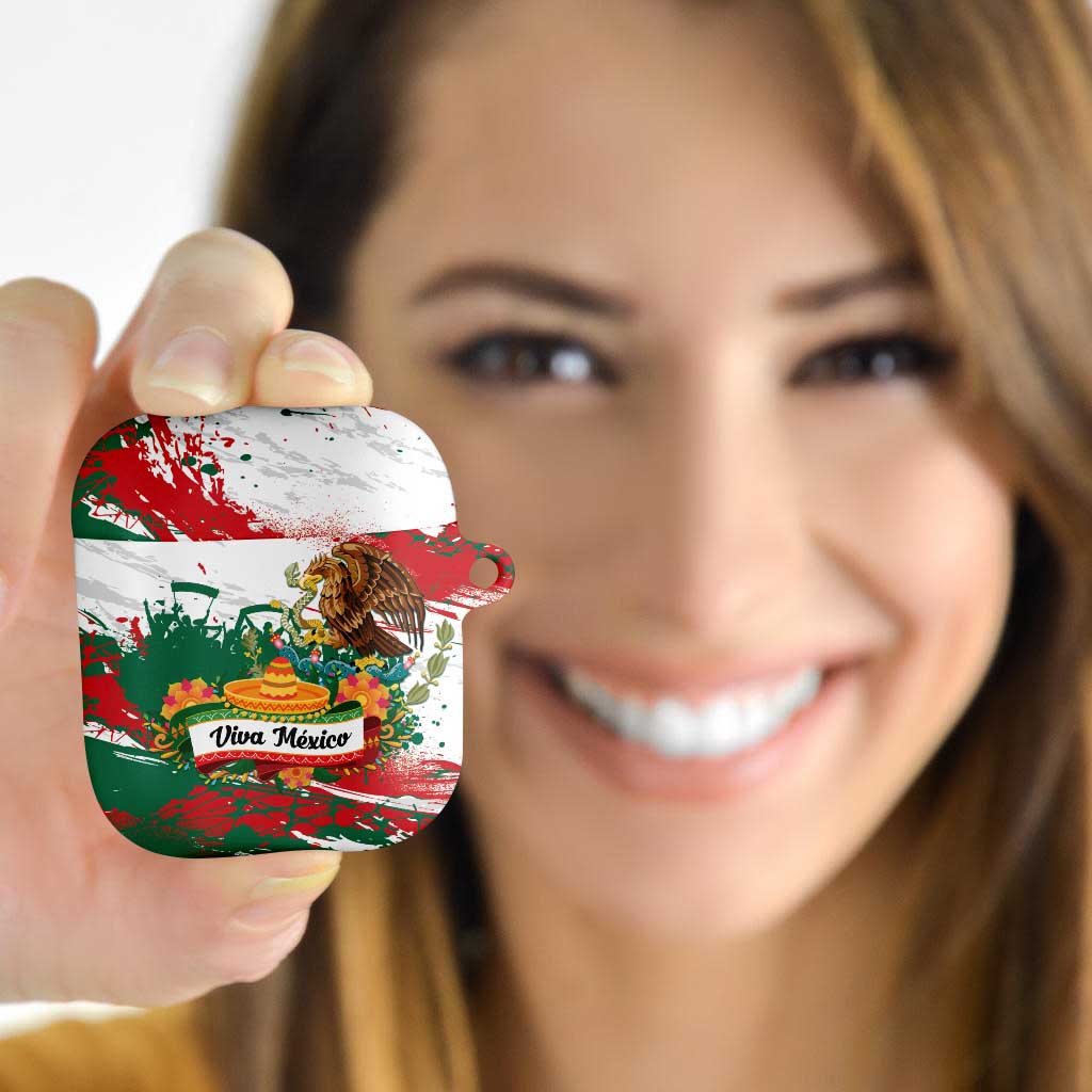 Viva Mexico AirPods Case Grunge Style
