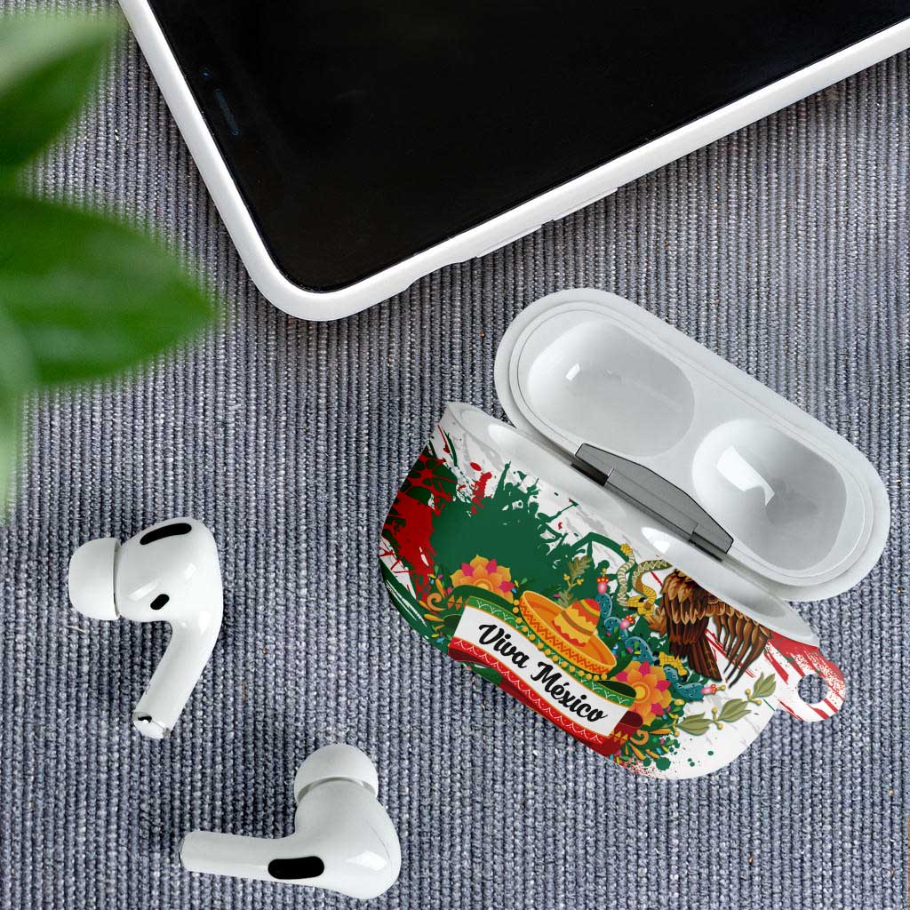 Viva Mexico AirPods Case Grunge Style