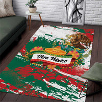 Viva Mexico Area Rug Grunge Style