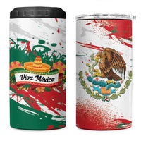 Viva Mexico 4 in 1 Can Cooler Tumbler Grunge Style