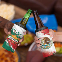 Viva Mexico 4 in 1 Can Cooler Tumbler Grunge Style
