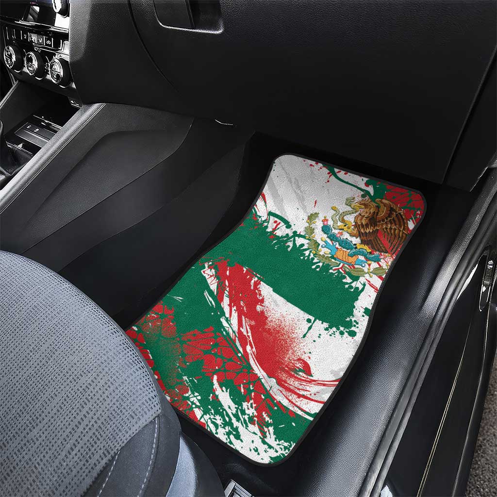 Viva Mexico Car Mats Grunge Style