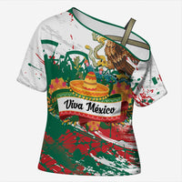 Viva Mexico Cross Shoulder Shirt Grunge Style