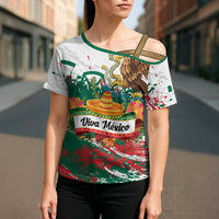 Viva Mexico Cross Shoulder Shirt Grunge Style